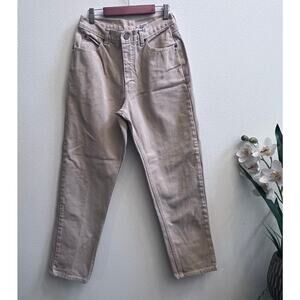 Vintage Calvin Klein CK High Rise Khaki Mom Jeans Made in US‎ Women's 10 Momcore